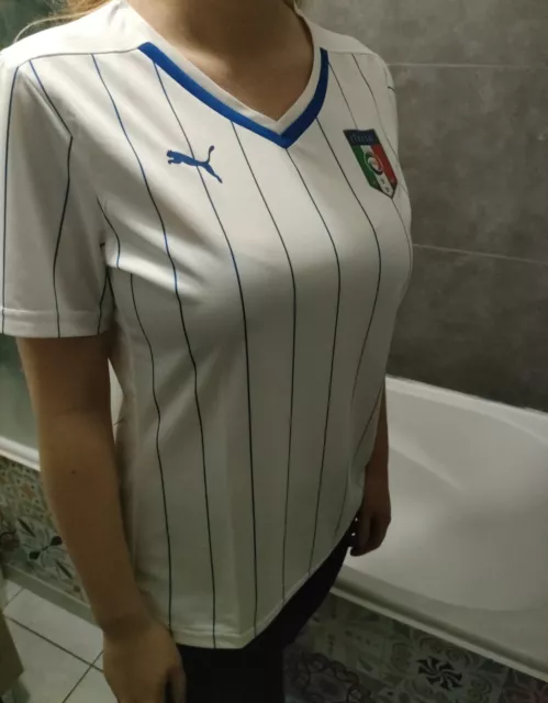 Maillot Football Jersey Femme Women Italie Italy Taille L