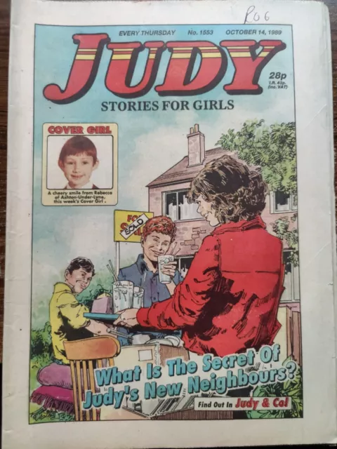 Judy Children's Comic #1553 14 October 1989 Vintage Collectible