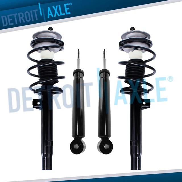 Set(4) Shock Struts Absorbers Front+Rear For 2001-2005 BMW 325Ci 330Ci 330i E46