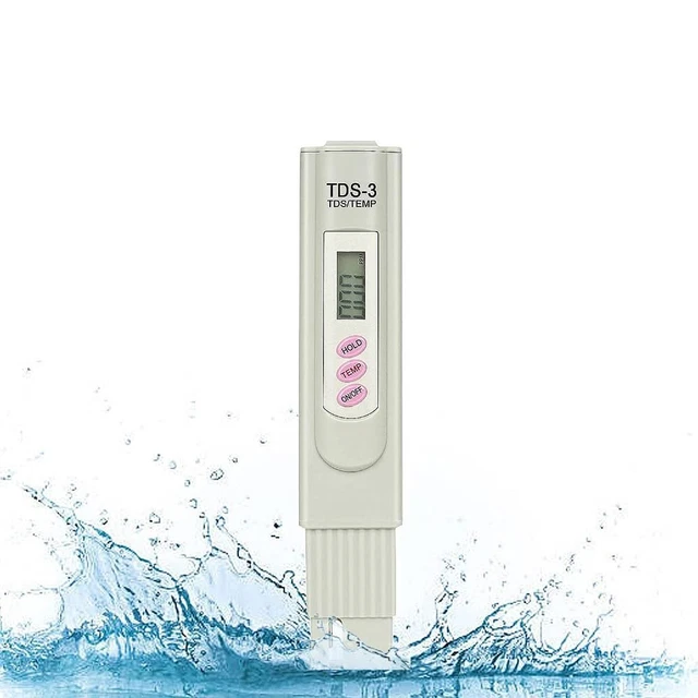 1-9999ppm TDS Meter Water Testing Pen ABS plastic Temperature Meter  Pools