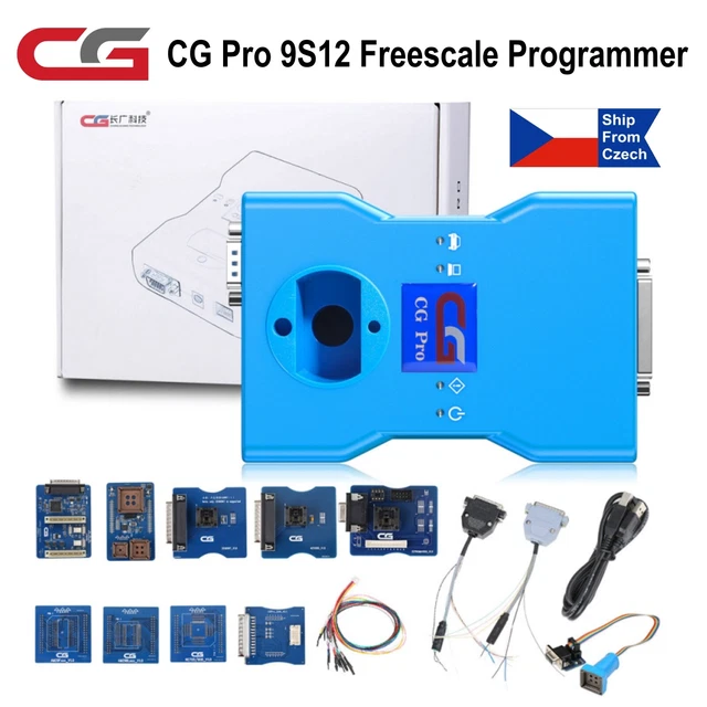 CG Pro 9s12 versione completa con tutti gli adattatori programmatore multifunzione V2.2.9.0