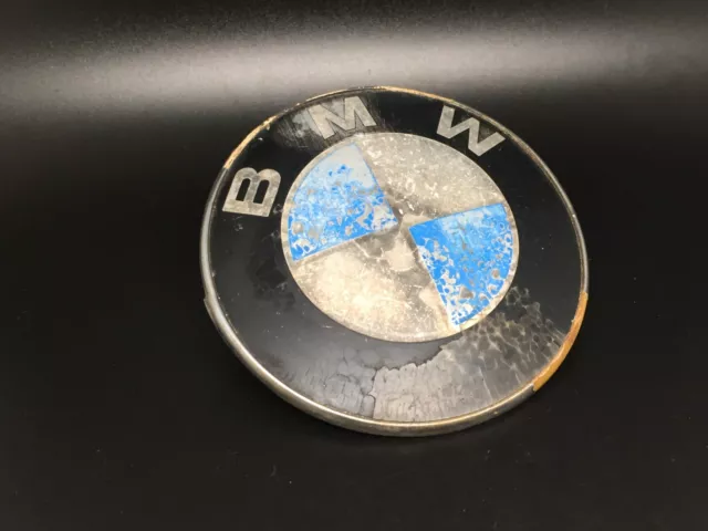 Bmw 82Mm Logo Scudo Sigla Emblema Fregio Stemma Scritta Targhetta Badge Placca