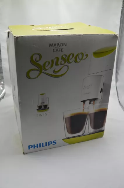 Machine à café dosette cafetière philips Senseo Twist verte bon état complète