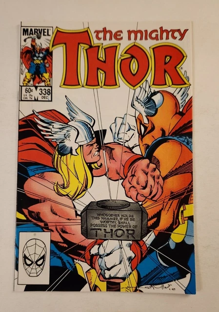 Thor #338, Dec 1983, VFN+, Origin of Beta Ray Bill, Walt Simonson(Mark's comics)