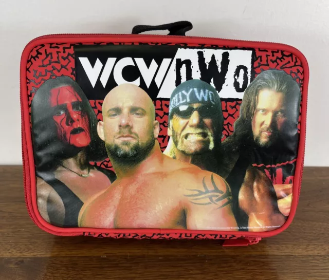 WCW NWO WRESTLING Lunch Box Bag HULK HOGAN GOLDBERG STING KEVIN NASH ...