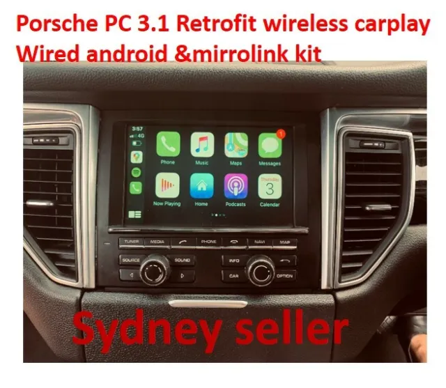 Porsche PCM 3.1 retrofit wireless carplay&wired android auto&mirrolink kit