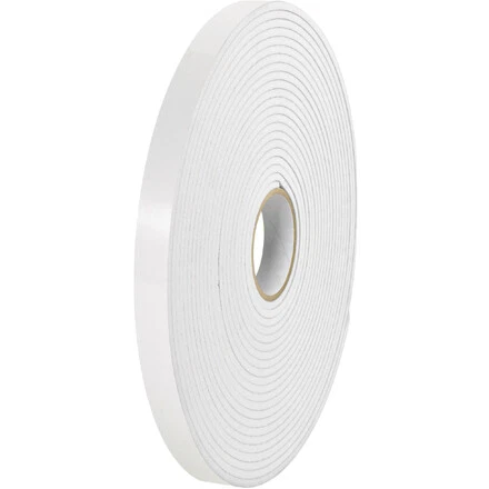 1/2" x 72 yds. 1/32" White Tape Logic? Removable Double Sided Foam Tape 2 PACK