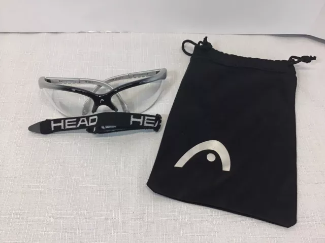 Head PI Z87 Clear Glasses Goggles Racuetball Tennis Pickelball Sports