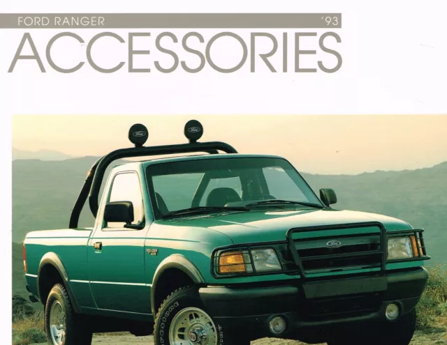 1993 Ford RANGER PickUp Truck ACCESSORIES / OPTIONs Brochure / Pamphlet