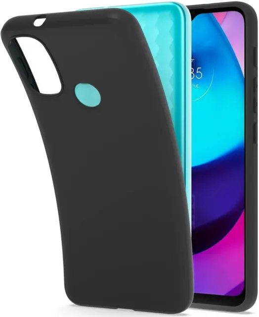 For Motorola Moto G31 Case, Slim Black Silicone Shockproof Gel Phone Cover