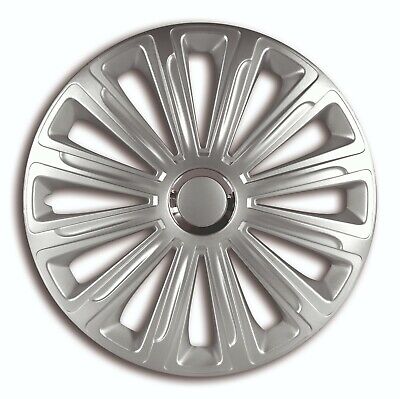 Wheel Trims 14" Hub Caps Trend RC Plastic Covers Set of 4 Silver Fit R14 2