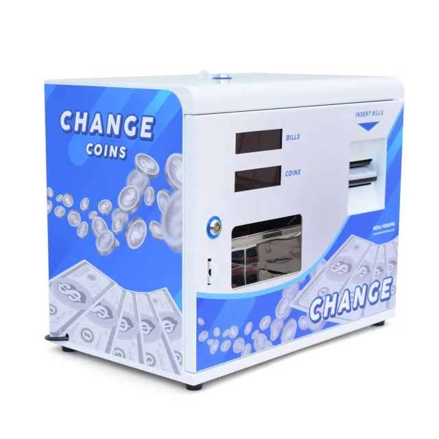 Dollar Bill Changer Machine Coin Vending Machine Fits 3,000 Coins or Token= 750$ 2