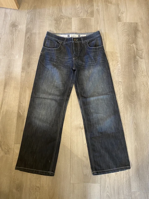 MENS EASY 1973 Bootcut Relaxed Fit Bootcut Button Fly Jeans Waist