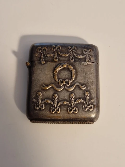BOITE TÔLE ANCIENNE METAL ALLUMETTES PYROGENE ANCIEN MILITAIRE ?? no argent EUR 29,00 - PicClick FR
