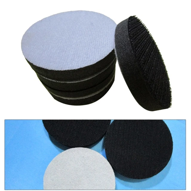 Lot De 10 Tampons D'Interface à Densité Douce Kquepo 75mm - Disques Abrasifs En Éponge Pour Ponçage Parfait