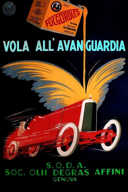 POSTER MANIFESTO LOCANDINA Pubblicità Automobili Ferrari Stampa Vintage 50x70 Cm EUR 32,00 - IT