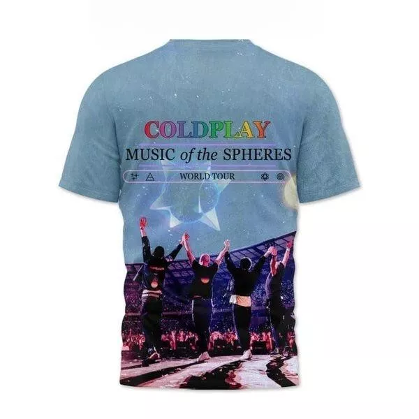 COLDPLAY MUSIC OF The Spheres World Tour 2024 Up And Up Hoodie TShirt