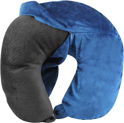 Cloudz Washable Travel Neck Pillow Cover - Blue