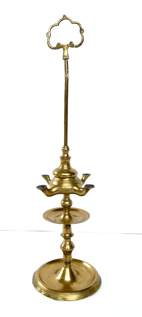 Lampe à huile de bateau en laiton, suspension sur cardan (Gebraucht) in