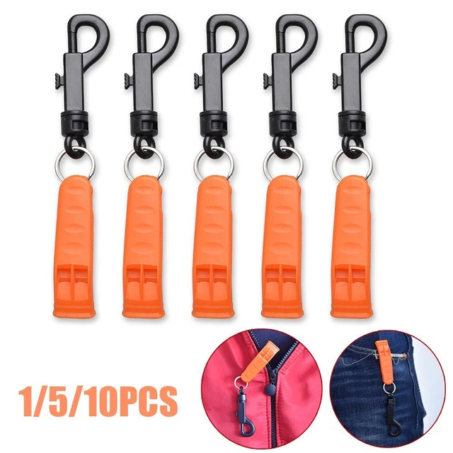 Sifflet De Sécurité Coghlan – Orange Vif Avec Longe, Fonctionne Même Mouillé