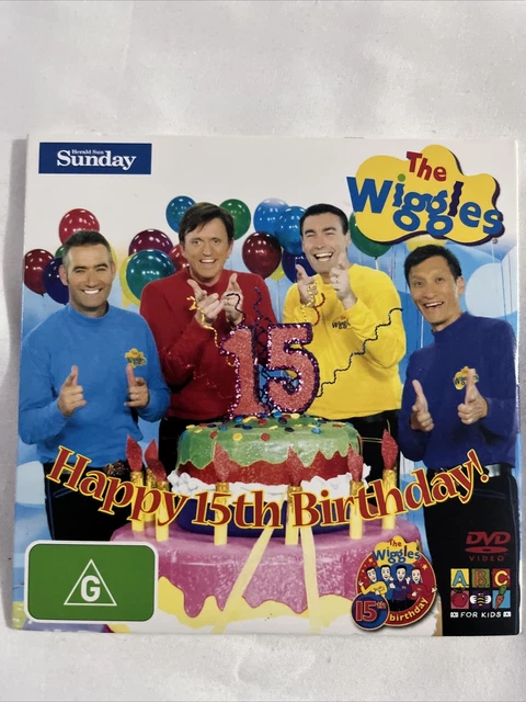 THE ORIGINAL WIGGLES 15 Year Birthday Special Herald Sun Promo DVD 2006