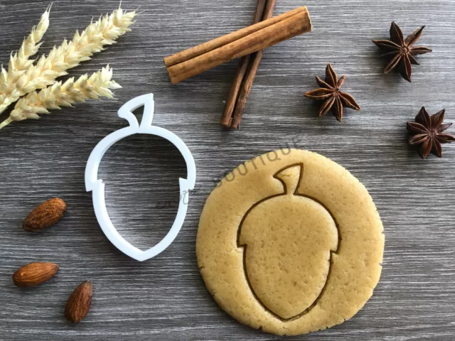 Acorn Cookie Cutter | Fondant Cake Decorating | UK Seller