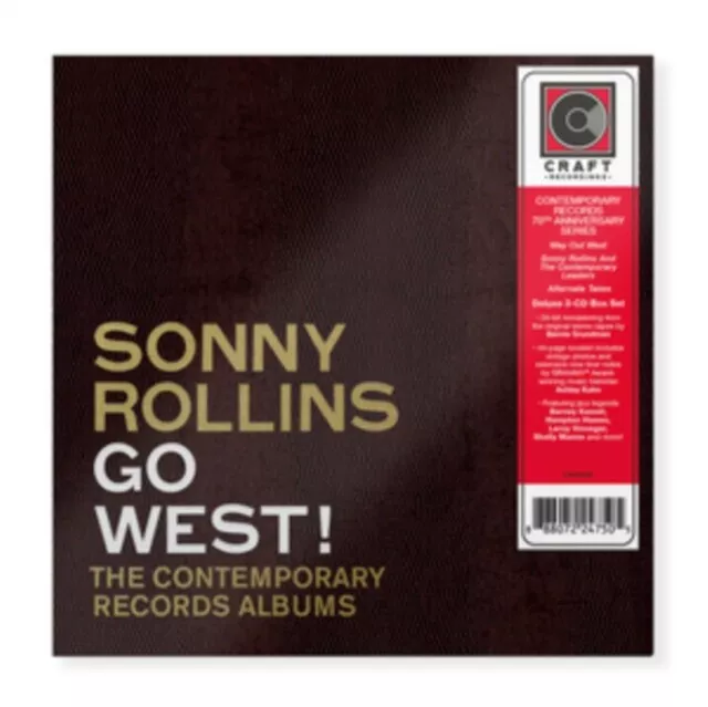 Sonny Rollins - Go Ouest The Contemporain Records Albums Neuf CD