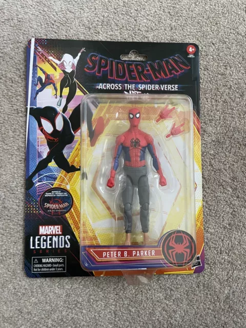 Marvel Legends Serie Peter B Parker Actionfigur über den Spider-Vers