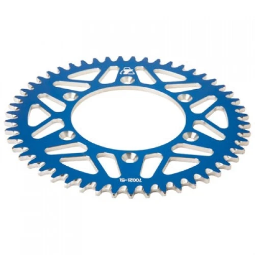 Tusk Rear Aluminum Sprocket 51 Tooth Blue 209-167-0021 for Motorcycle
