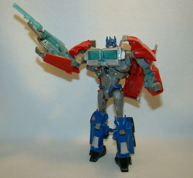 TRANSFORMERS PRIME RID Voyager Class Optimus Prime Figure W Weapon 