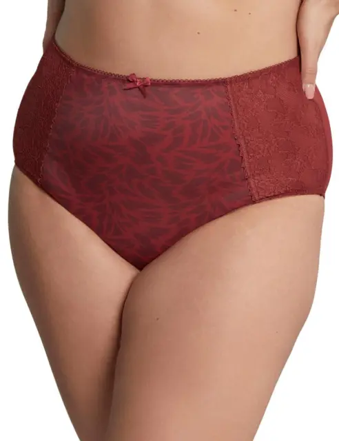 Sculptresse by Panache Chi Chi High Waist Brief Knickers 7692 Red Animal