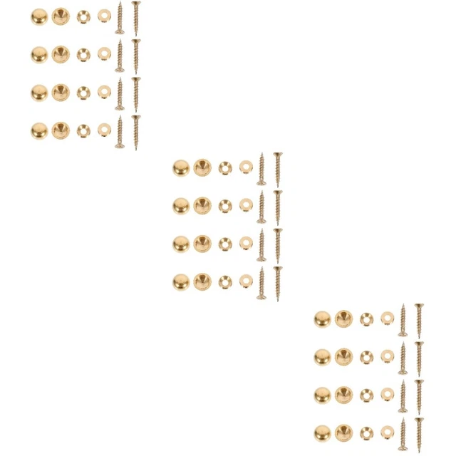 24 pz viti decorative con tappi viti decorative