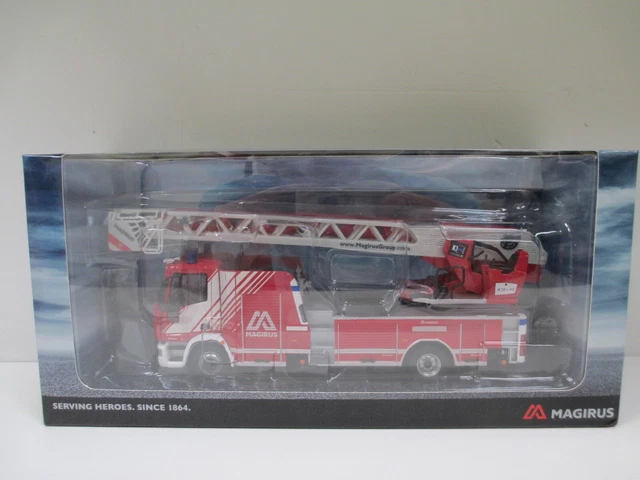 CPI4 Camion POMPIER 1/43 Hachette Autoscala Iveco Magirus DLA(K) Grande Echelle - Foto 8