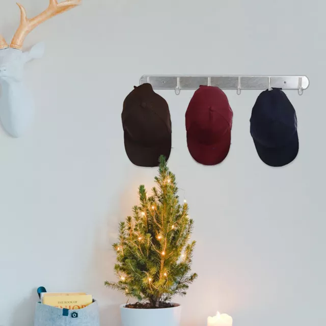Wall Mount Key Bag Towel Hanger Holder Coat Robe Hat Clothes Rack 3/4/6 Hooks