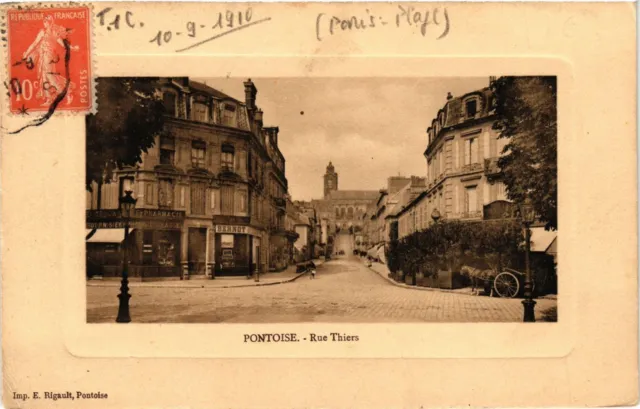 CPA PONTOISE - Rue Thiers (380747)