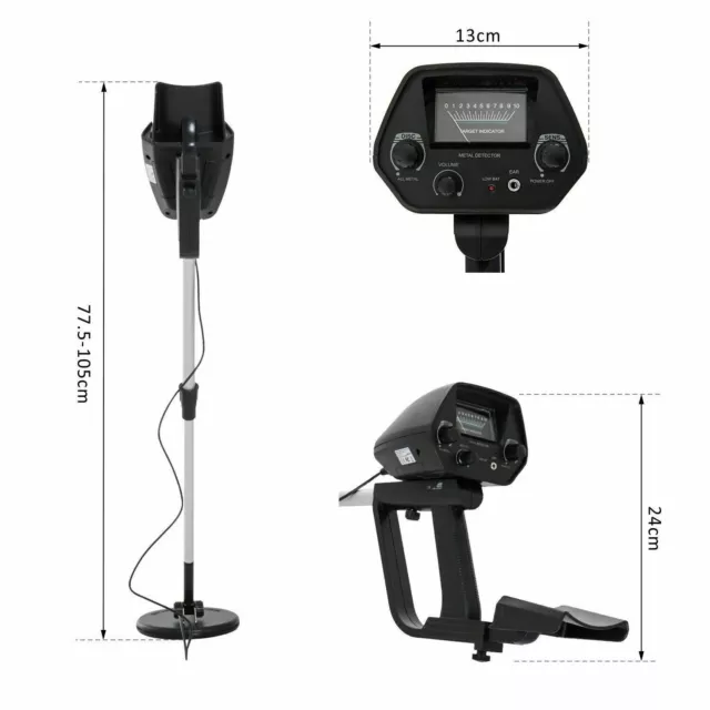 NEW Metal detector cerca metalli rilevatore terreno preziosi impermeabile oro