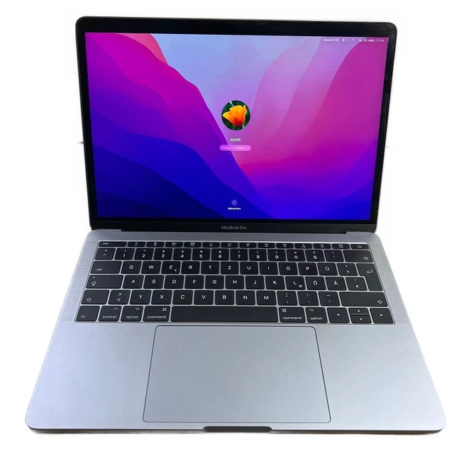 Apple Macbook Pro 14,1 A1708 Emc 3164 13,3 " i5 7te Gen 16GB 256GB SSD Monterey