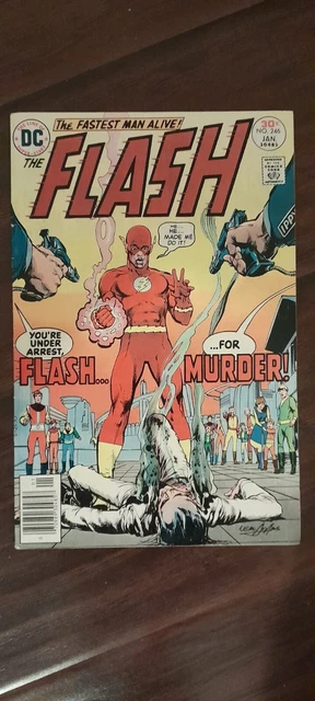 DC Comics The Flash vol 1 No. 246 Jan 1977 Neal Adams Cover VGFine