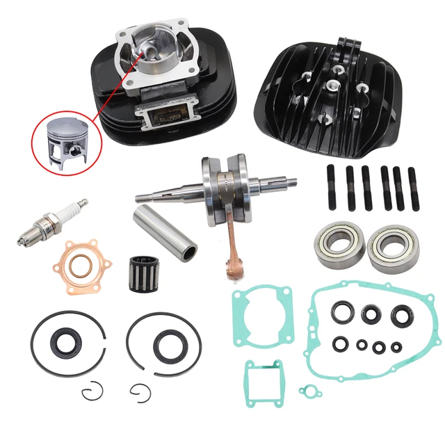 Complete Motor Rebuild Kit For Yamaha Blaster 200 (1988-2006) - Piston, Cylinder, Gaskets, Crank Seals - 66mm