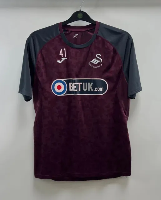 Swansea City Player Issue Training Football Shirt 2018/19 Large Joma G37