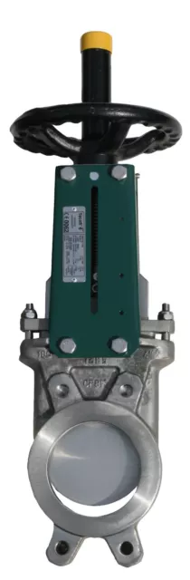 Tecofi VG6400 Stainless Steel Knife Gate Valve Handwheel operated DN50 - DN150