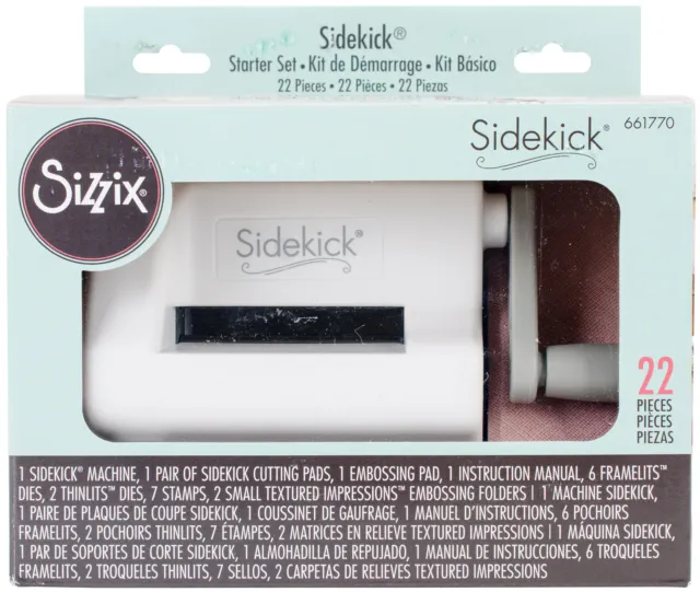 Sizzix Sidekick Starter Kit-White & Gray 661770