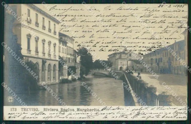 Treviso Città Riviera Regina Margherita FORI NPG photo postcard VK1704