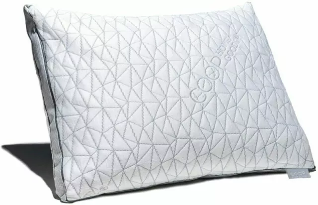 Coop Home Goods Eden Pillow Queen Size Bed for Sleeping - Queen, White