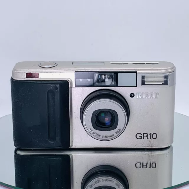 Ricoh GR10 Silver Point & Shoot 35mm Compact Film Camera Rare from Japan