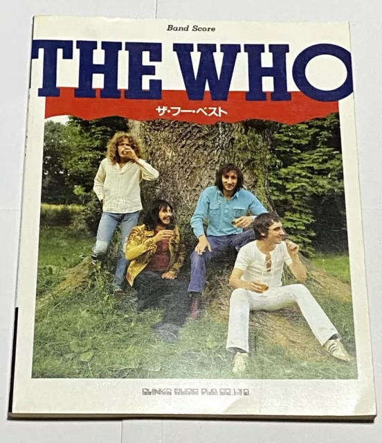 THE WHO BEST JAPAN BAND SCORE SONG BOOK GUITAR TAB Pete Townshend