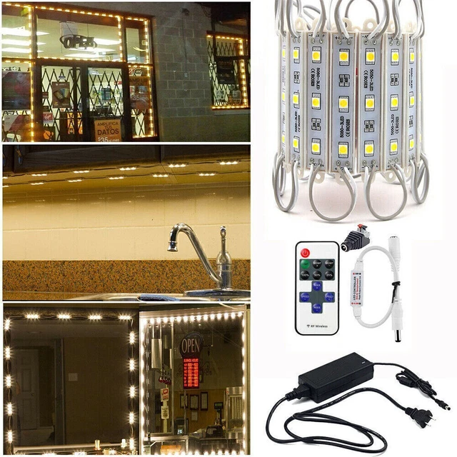 20-200pcs 5050 LED Injection Module Letter Channel Design Store Sign WARM Light