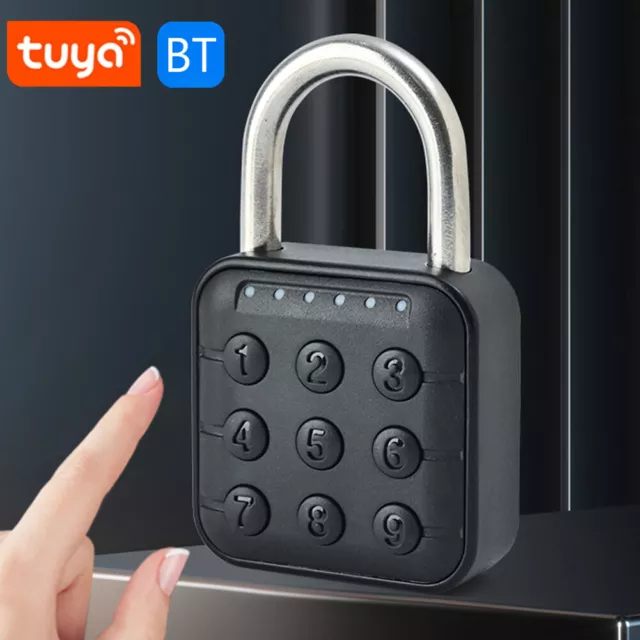 Anti Theft Padlock Waterproof Padlock for Backpack(Password with TUYA App)