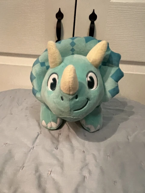 Disney Parks Animal Kingdom Dinoland Triceratops Stuffed Plush 10” Dinosaur Toy