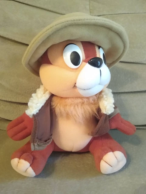 VINTAGE DISNEY CHIP N Dale Rescue Rangers Playskool Plush Chip Toy 80s